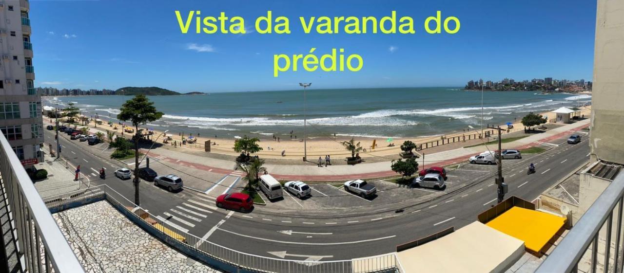 Suíte Mar - Praia do Morro - prédio frente Mar com elevador, atravessou a avenida, já está na Praia - com garagem - internet Guarapari Exterior foto