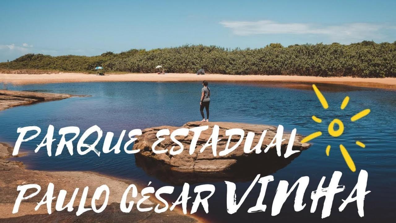 Suíte Mar - Praia do Morro - prédio frente Mar com elevador, atravessou a avenida, já está na Praia - com garagem - internet Guarapari Exterior foto